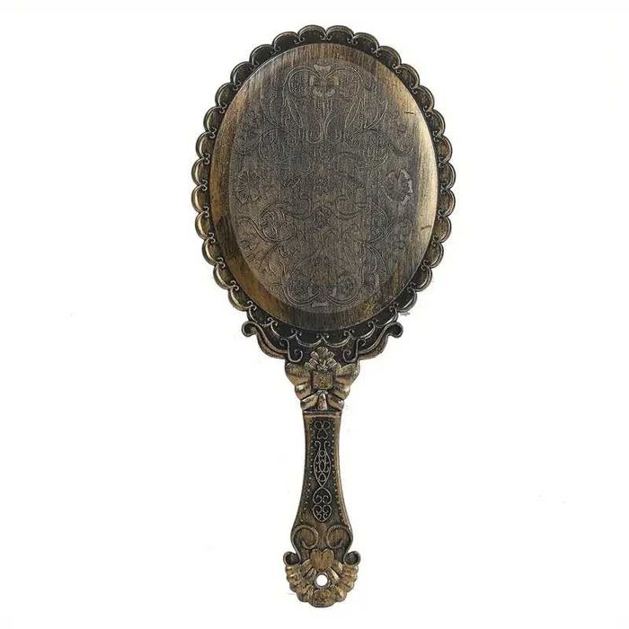 Ручное Зеркало с Сложным Цветочным Дизайном