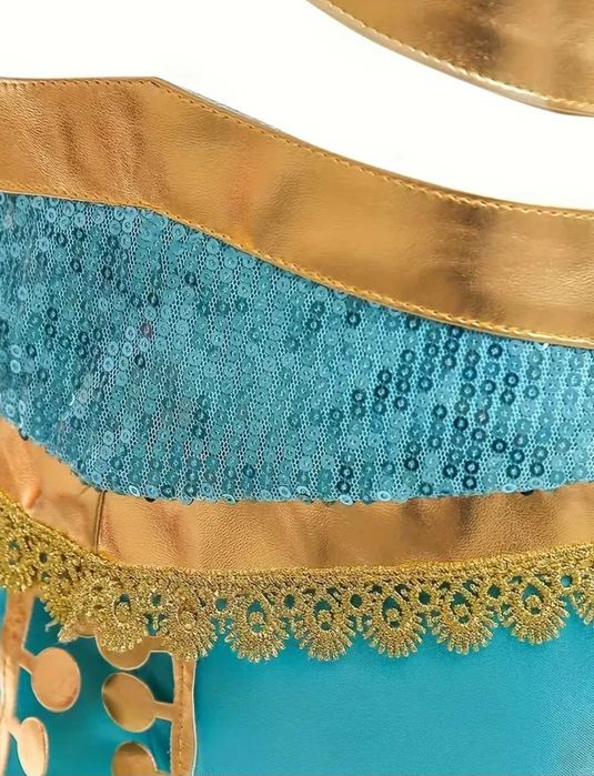 Nowy strój Księżniczka Jasmina Dżasmina Alladyn, r. 134 przebranie