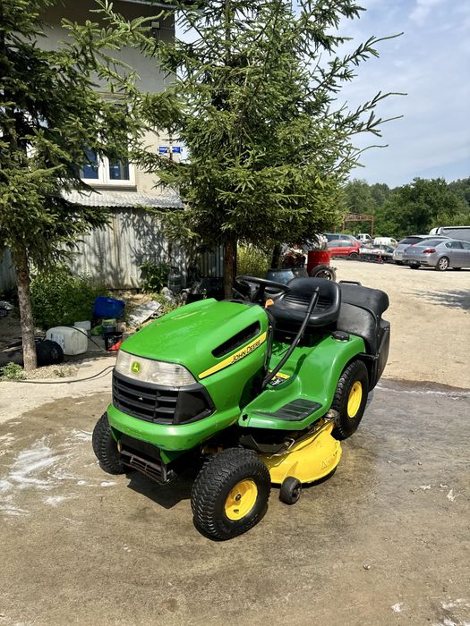 Traktorek Kosiarka John Deere LTR 166 z koszem, kosz