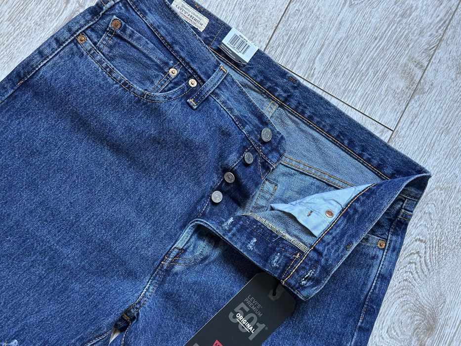 Original Premium Levi’s 501 W34 L34 сині прямі джинси