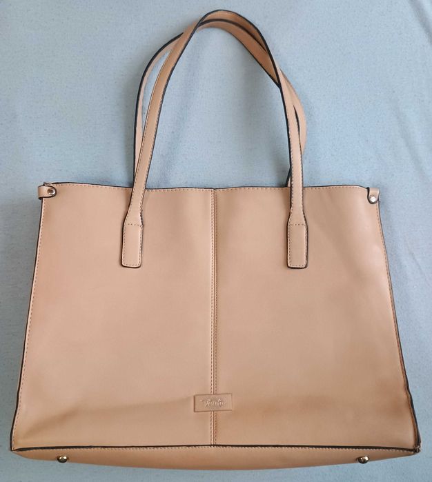 Torebka shopper beżowa