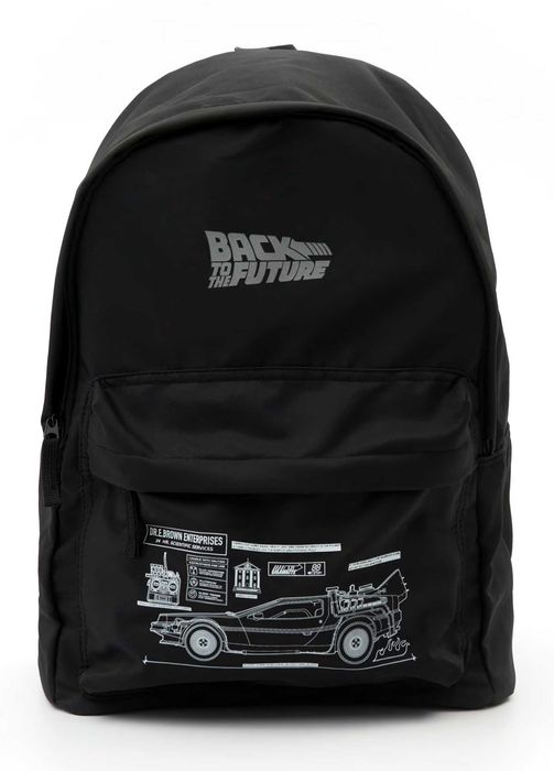 Рюкзак чоловічий Sinsay чорний Back to the Future новий