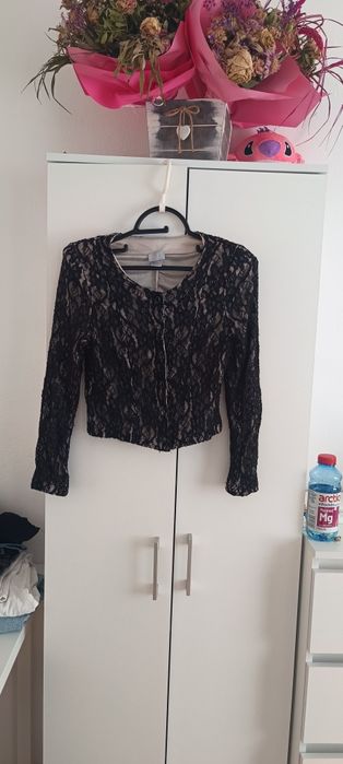 Bolerko koronkowe h&m 34 XS marynarka