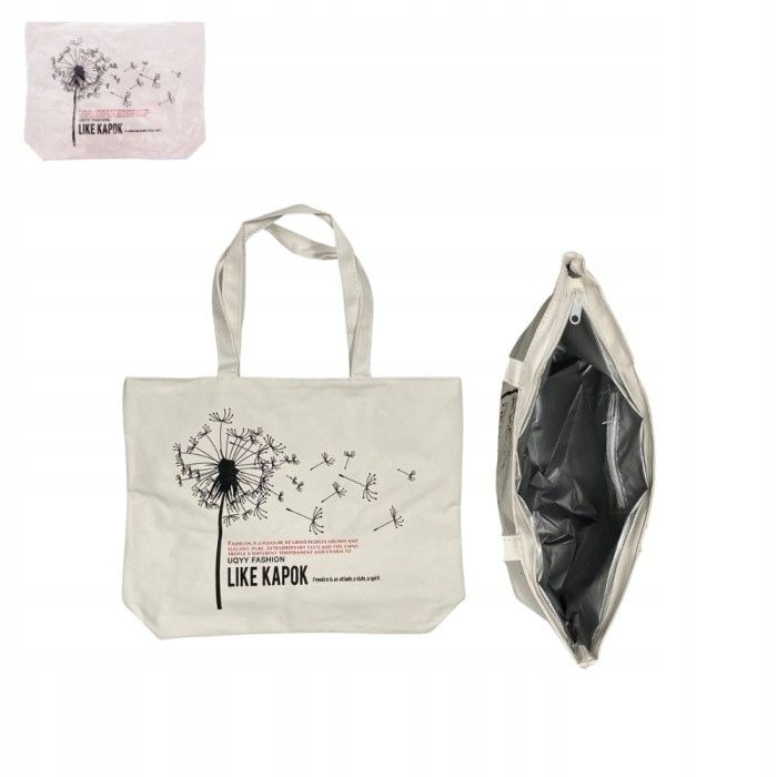 Torba torebka damska na ramię materiałowa