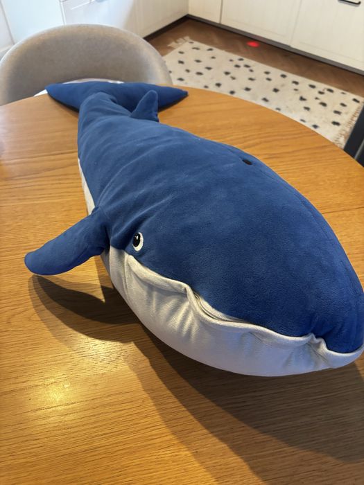 Ikea BLÅVINGAD Pluszak, płetwal błękitny, 100 cm