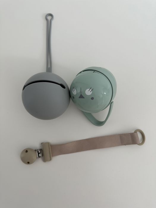 Suavinex hygge контейнер для пустышки 2 шт+клипса Elodie details