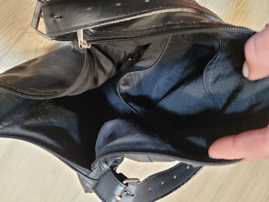 Torebka worek czarna