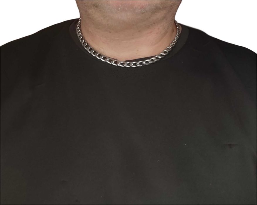Naszyjnik męski Pancerka 50 cm / 9 mm – stal szlachetna + pudełko