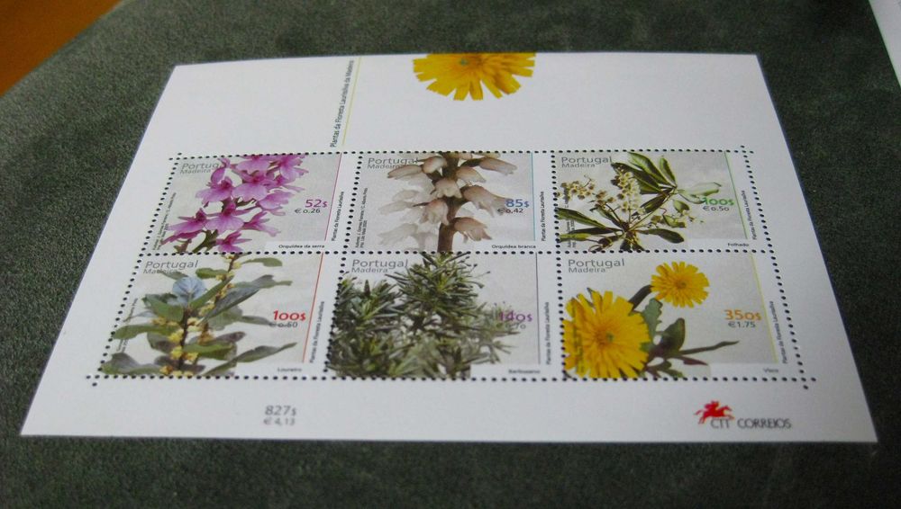 Bloco nº 234 – Plantas da Floresta Laurissilva da Madeira