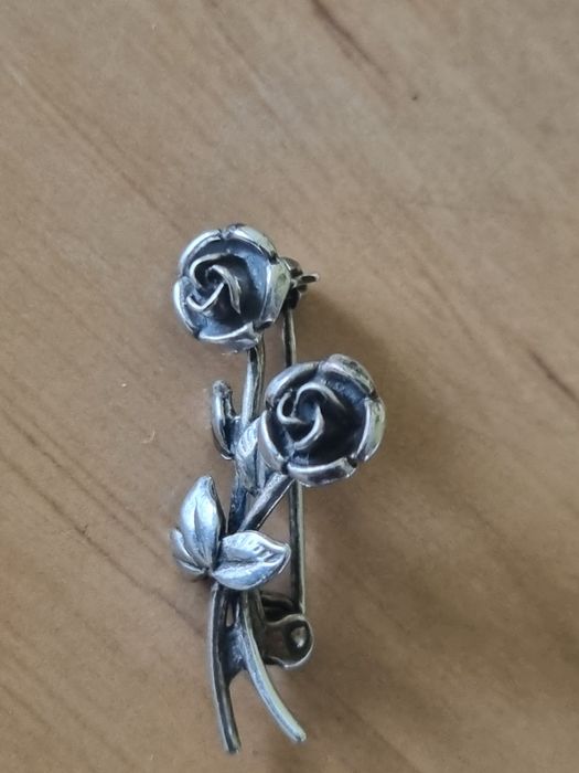 Broszka srebrna próba 925