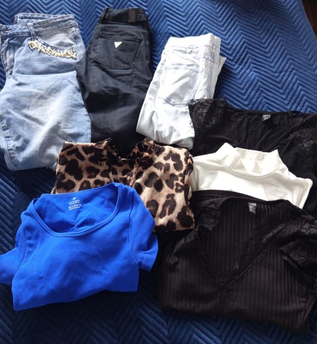 Paka ciuchów damskich,stan bardzo dobry, rozmiar XS.