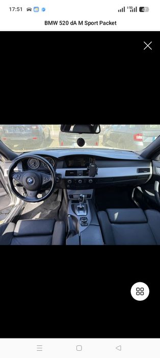 BMW 520 LCI full pack M ano 2009