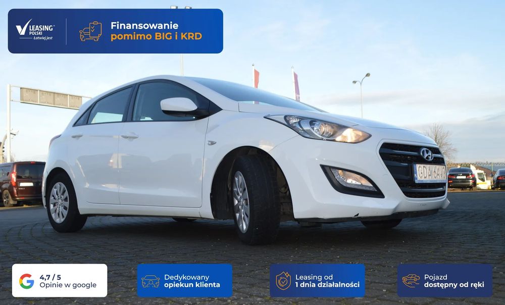 Hyundai I30 [13090] Hatchback, 1,6 D. 110 KM ,polski salon,Ledy + soczewki ,Fv23%.