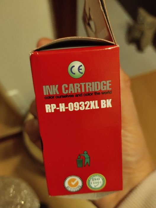 Cartucho de tinta preta para impressora HP