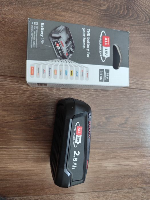 Bateria Bosch PBA 18V 2.5Ah. numer oryginalny to 1600A005B0