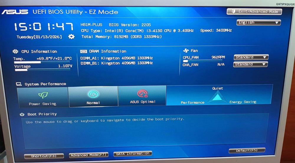 płyta główna + procesor i3 (4 generacja) + 2x4GB ram=8GB +gratis