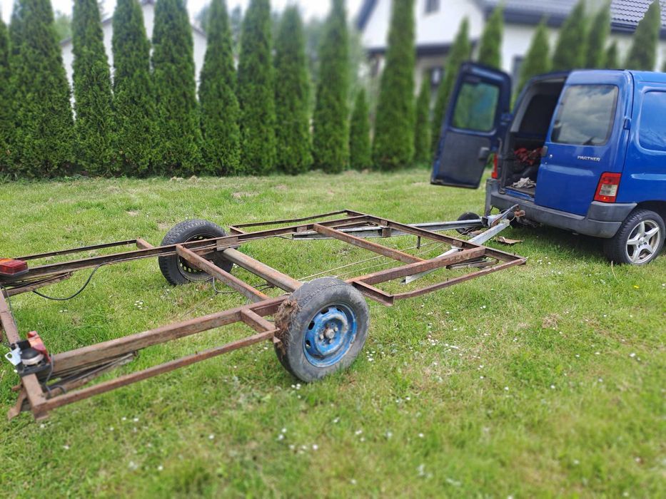 Przyczepa z hamulcem najazdowym wymiary 395x175