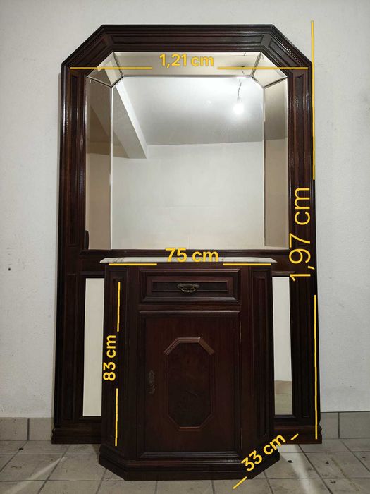 Móvel/ Sapateira C/ Espelho