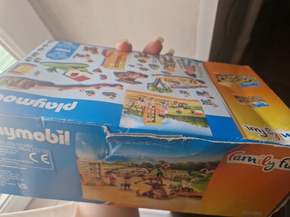 Ігровий набір фігурок Playmobil Family Fun Мінізоопарк, плеймобіль, зоопарк, тваринки  71191