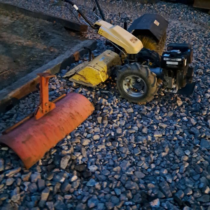 Traktorek jednoosiowy z osprzętem diesel pro trac Texas