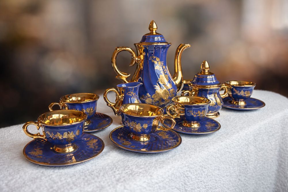 Serwis herbaciano kawowy z Turcji