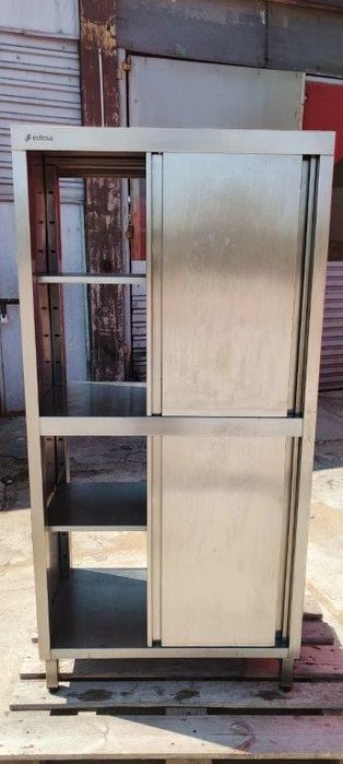 Szafa gastronomiczna ze stali nierdzewnej EDESA 88x50x180 cm | Stan BDB