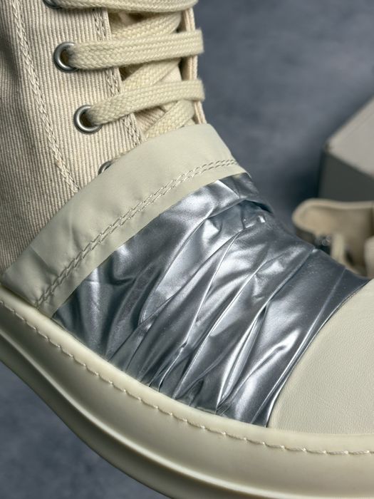 38,39 | Високі кеди Rick Owens Drkshdw Hight Ramones Duck Tape Milk Homme