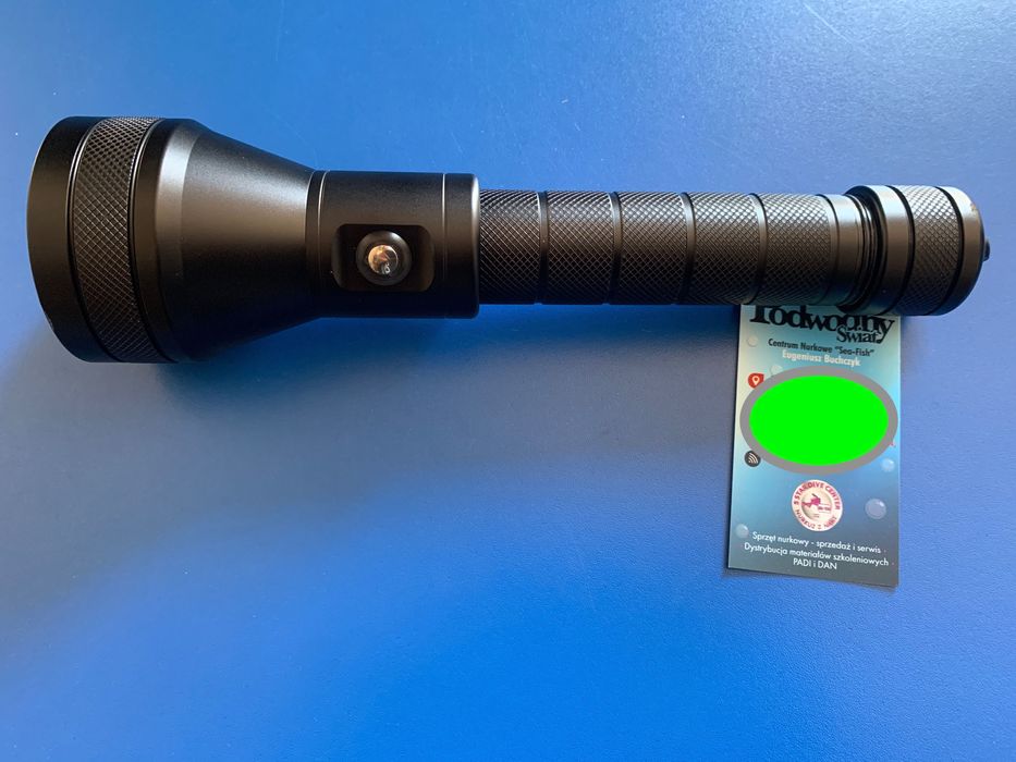 Latarka nurkowa H-17 z akumulatorem i ładowarką 3800 lm