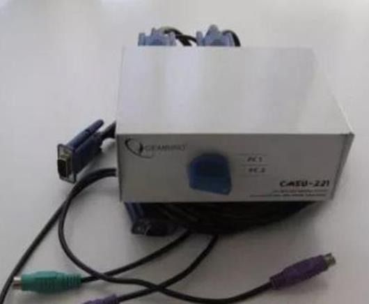 kvm switch gembird cmsu-221 2 pc + 2 usb
