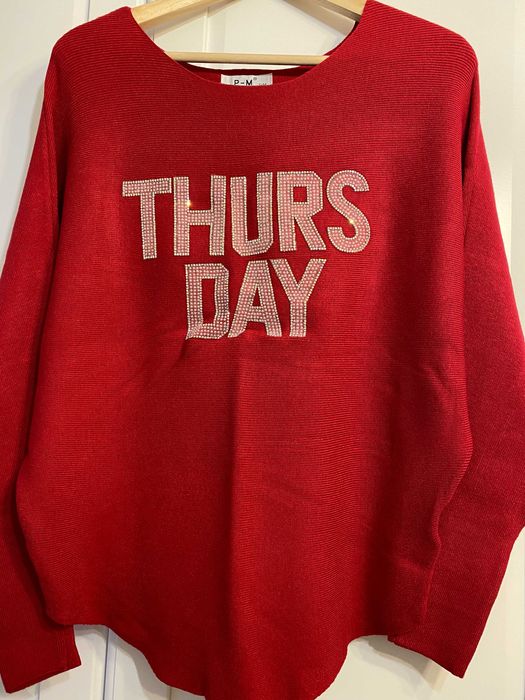 Czerwony sweterek nowy