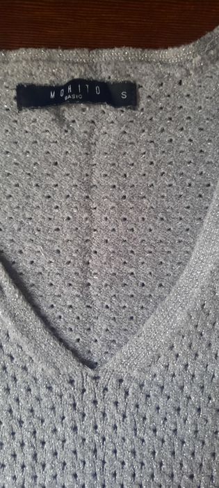 Sweter damski szary