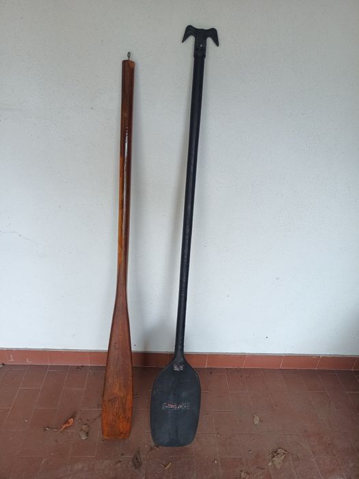 Remos / batente reboque/ bússola navegação