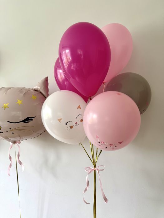 Balony z helem - urodziny, Komunie, śluby