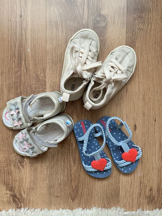 Взуття літнє на дівчинку (босоніжки Tom.m Ipanema кеди Zara) 23-24