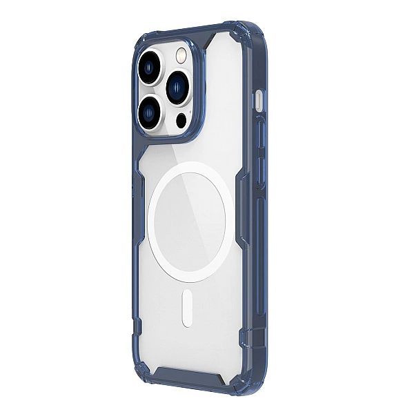 Pancerne etui z MagSafe Nillkin Nature Pro do iPhone 15 Pro Max - nieb