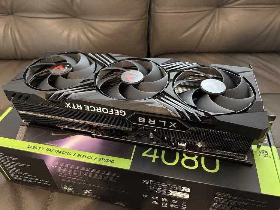 PNY GeForce RTX 4080 16GB XLR8 OC – świetny stan, pełne
