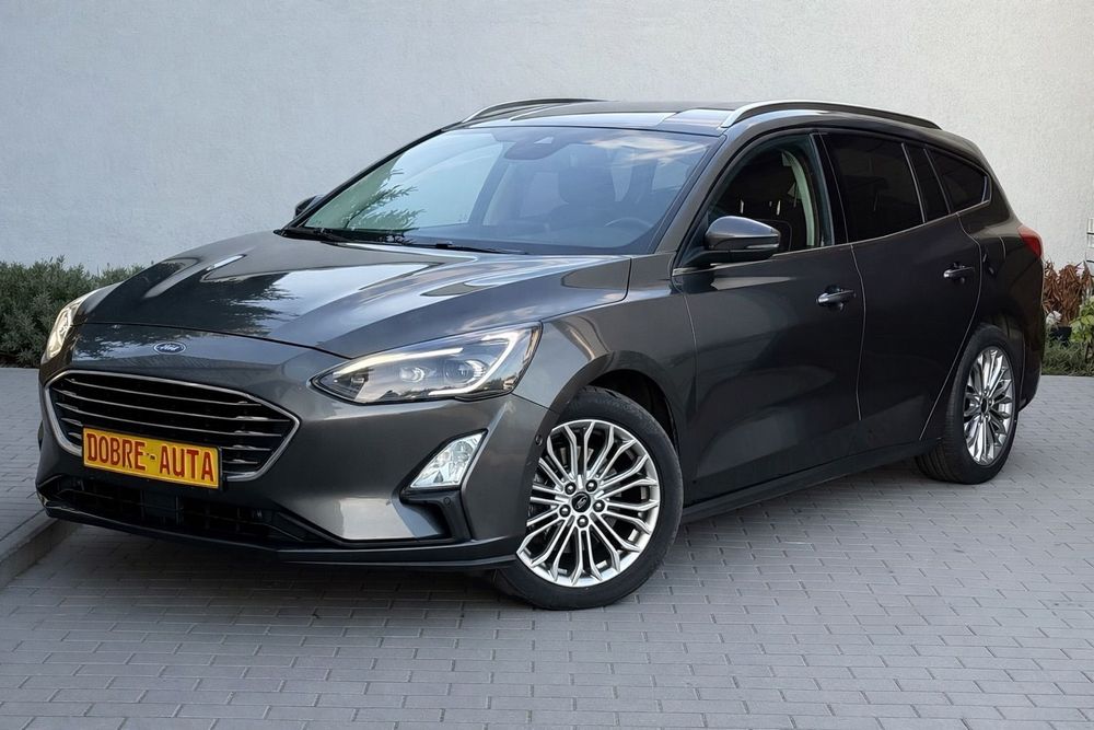 Ford Focus SW 1wl Szary fuul-led 2.0-150km automat! Kamera! Hak! FV23%!