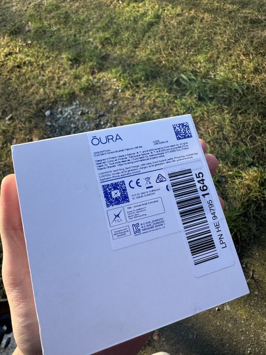 Oura Ring Gen3 Horizon Inteligentny pierścień srebro r.8 nowy okazja!