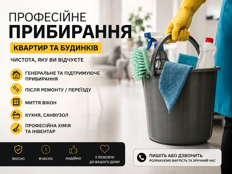 Професійне прибирання,  Клінінг
