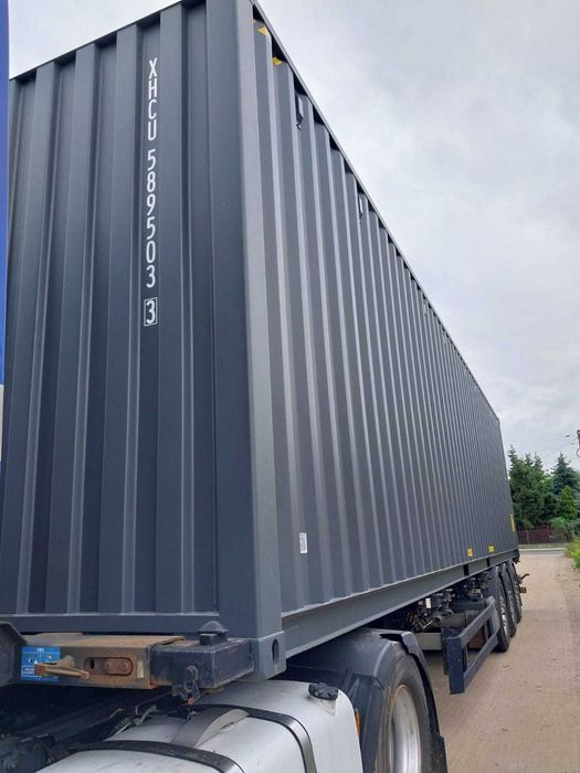 Kontener morski 40HC ONE-WAY 2026 RAL 7016 antracyt High Cube