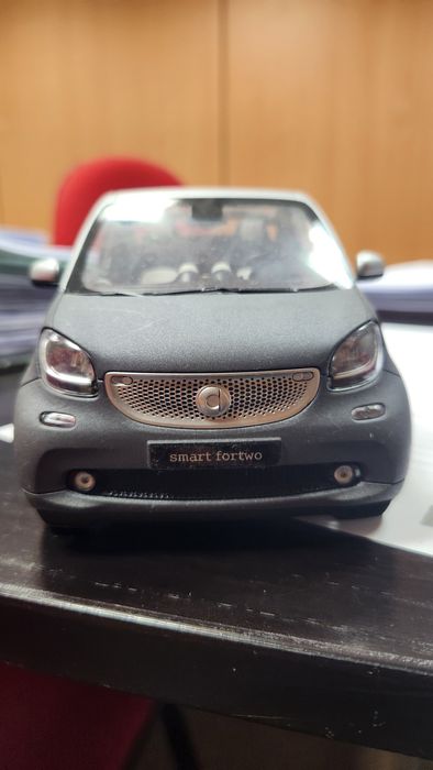 Smart 1:18 Fortwo Cabrio Cinza