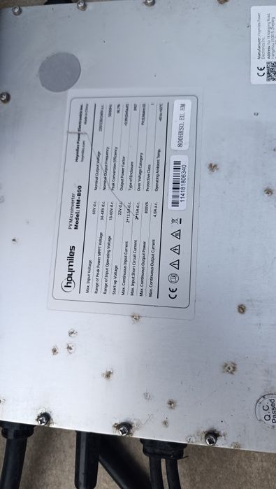 2 Painéis Solares 375W + Microinversores APSystems