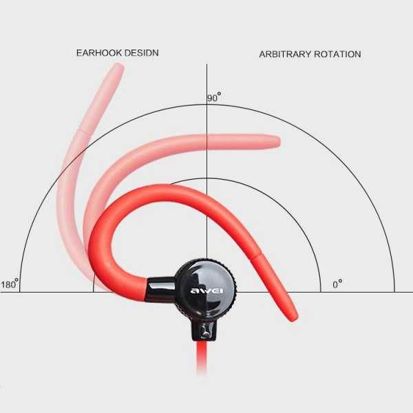 Наушники беспроводные Bluetooth Awei A620BL с магнитами