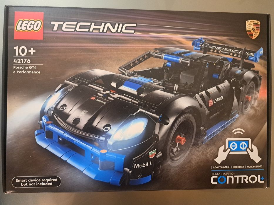 zestaw LEGO TECHNIC nr 42176- Samochód wyścigowy Porsche GT4 e-Perform
