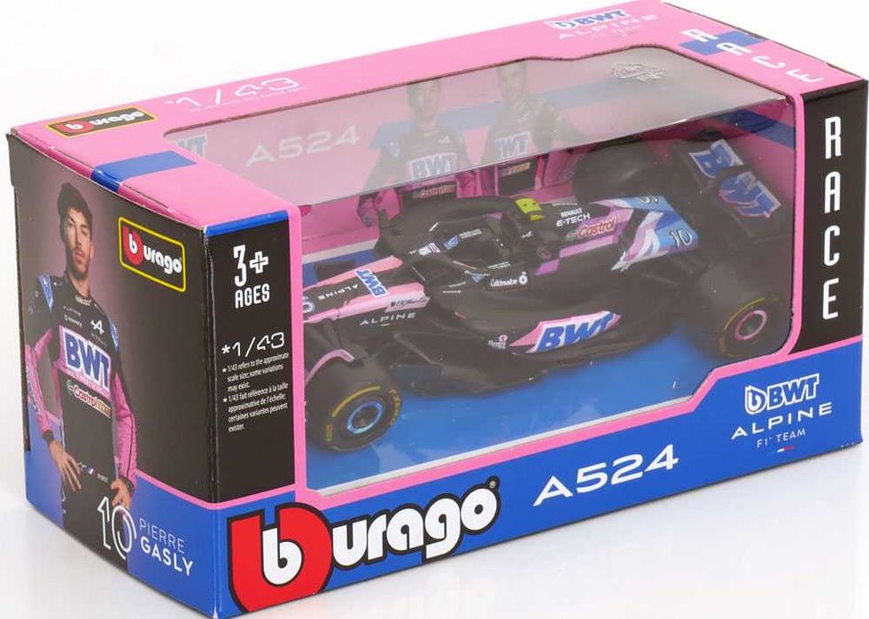 Burago 1/43 - Vários F1 2024 - McLaren + Alpine + Red Bull