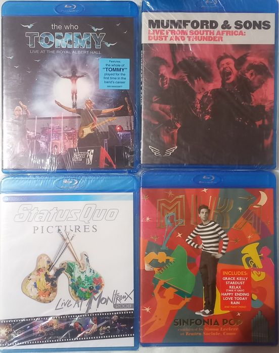 Blu Ray várias Bandas