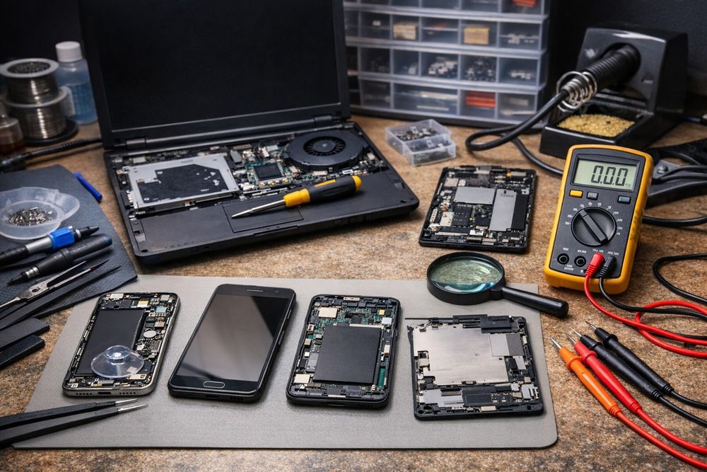 Reparação de equipamentos eletrónicos – Telemóveis, PCs e mais | Orçam