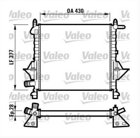 Radiador de Arrefecimento de Motor - Nova
