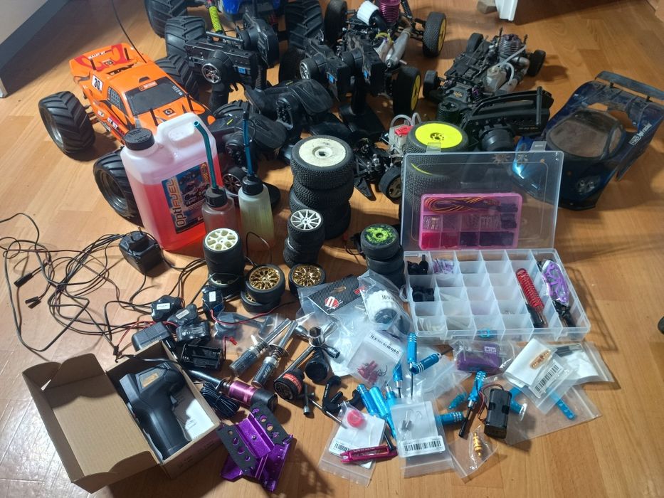 Zestaw RC Nitro spalinowe, kyosho, hpi