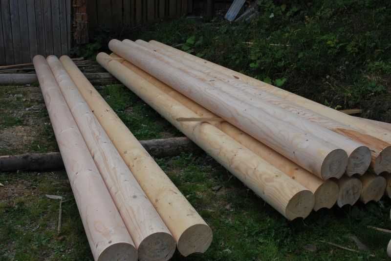 drewniane bale toczone  sosnowe